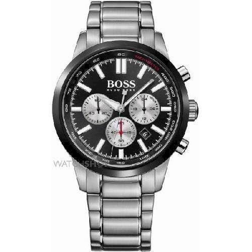 Image of Hugo Boss Racing Sølv Quartz herre ur, model 1513189